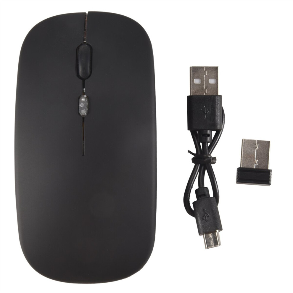 Wireless Mouse Bluetooth 5.1 Rechargeable Led Silent Usb Optical Ergonomic Gaming 2.4G Backlite 4852940116138