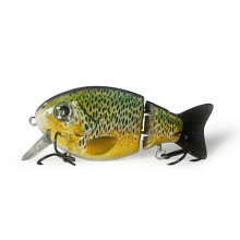 Fishing Lure 2Section Artificial Fishing Bait With Barb Treble Hooks For Freshwater And Saltwater Color 8