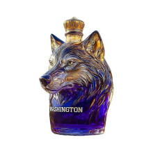 Whiskey Bottle Dog Decanter Funny Glass Collectible Novelty for Men Home Tasting Beer Bachelor Event Wedding Collector