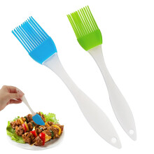 2 Pieces Silicone Pastry Brush Set Heat Resistant Oil Brush Pastry Brush Set for Cooking, Baking, Grilling, Stirring, Baking and Cooking (2 Sizes)