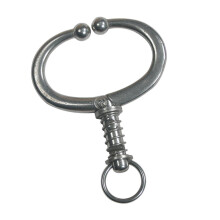 Cattle Traction Ring Large Stainless Steel No Drilling Required Cattle Management Durable Farm Equipment