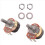 2 Stück 500 kΩ lineare Einzelpotentiometer mit Ein-/Ausschalter 2