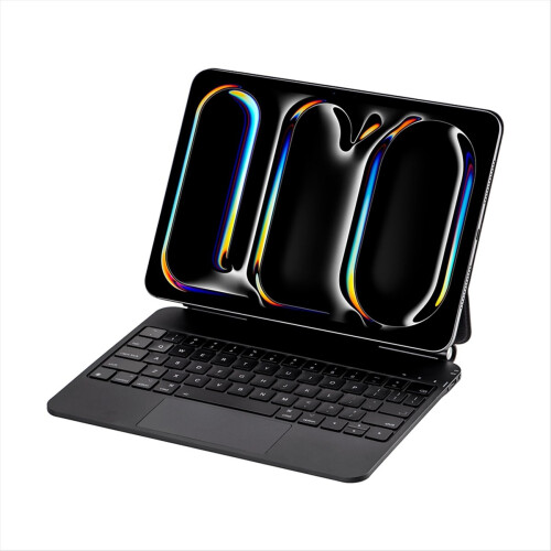 Magic Keyboard Folio για iPad Pro 11(2024) M4, Έξυπνη μαγνητική θήκη πληκτρολογίου σε μαύρο χρώμα 2
