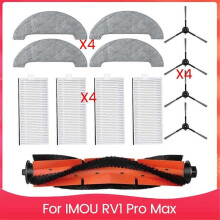 Vacuum Cleaner Replacement Kit for IMOU RV1 Pro Max Side Brush Filter Mop Cloth Roller Brush