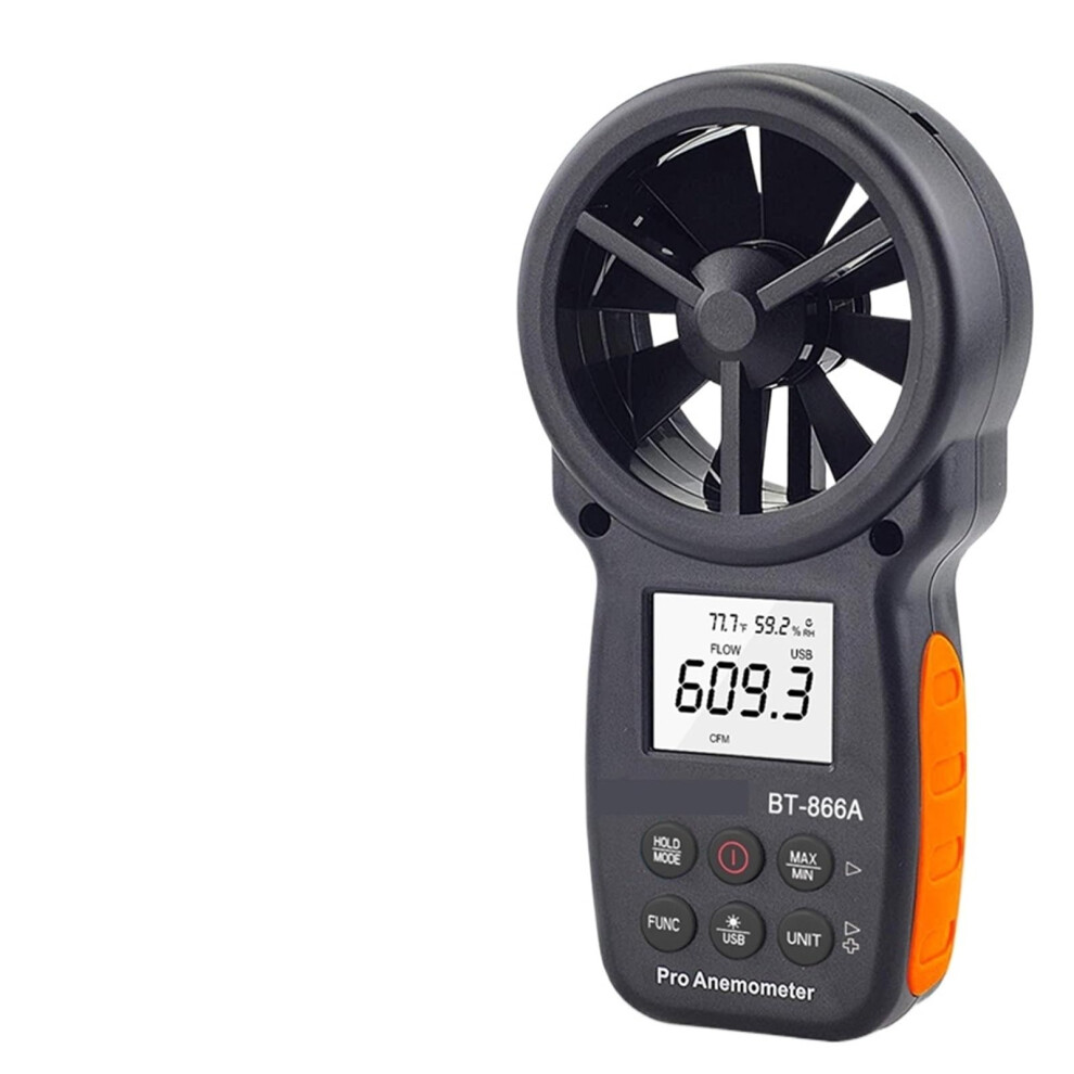 Anemometer Handheld Portable Digital Wind Speed Meter Gauge, Air Flow And Humidity Tester, Backlit Display, Usb Data 9119770792174