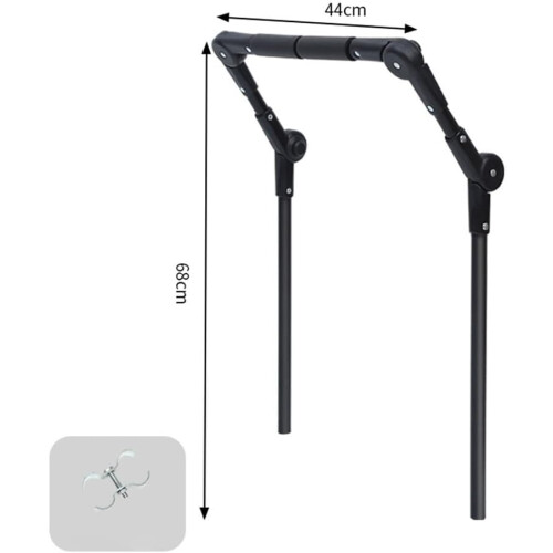 Folding Wagon Push Bar Connector, Adjustable Height, Universal Fit For Folding Wagons, Outdoor Activity Accessory 2