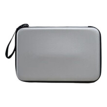 hard table tennis racket case, waterproof, for ping pong paddles, hard shell, lightweight, ping pong paddle silver