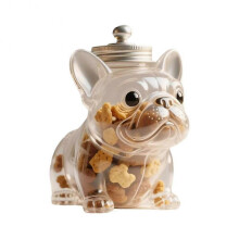 (Type A) Large Capacity Pet Treat Jar Sealed Snack Container for Cookies Candy Coffee Pods Dog Kitchenware Styling