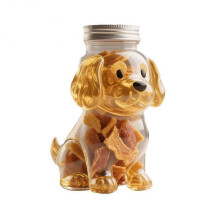 (Type C) Large Capacity Pet Treat Jar Sealed Snack Container for Cookies Candy Coffee Pods Dog Kitchenware Styling