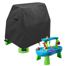 Splash Pond Step 2 Water Table Cover, Dustproof, SunProtected for Outdoor Toys Black