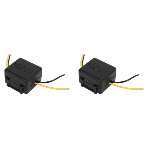 2x Kfz-Netzfilter 12V Stereo-Versorgung Audio-Rauschunterdrücker, für Equalizer und Verstärker 1