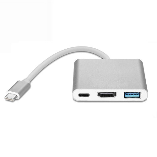 USB-C Multiport Adapter auf USB, USB-C (USB PD), 4K HDMI-kompatibel