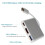 USB-C Multiport Adapter auf USB, USB-C (USB PD), 4K HDMI-kompatibel 6