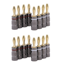 Bananstik forgyldt 4 mm 8-pak   16-pack