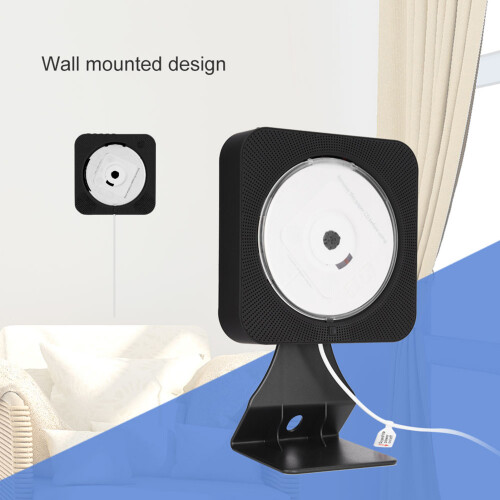 HiFi CD Player με διπλά ηχεία και σύνδεση Bluetooth, επιτραπέζιο Boombox με λειτουργία 1
