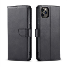 iPhone 11 Hülle mit Kartenetui PU-Leder/TPU Schwarz