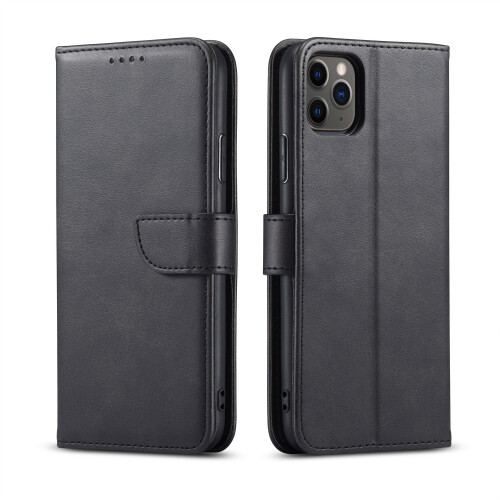iPhone 11 Hülle mit Kartenetui PU-Leder/TPU Schwarz