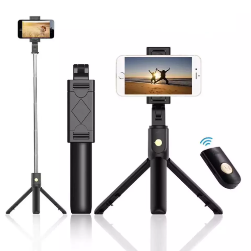 Selfiestick und Tripod mit Bluetooth Fernbedienung
