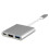 USB-C Multiport Adapter till USB, USB-C (USB PD), 4K HDMI kompatibel Silber 3