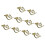 10Pcs Plastic Miniature Trumpets Shape Ornament-Bstyle 1