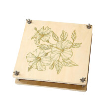 Wooden Flower Press 10.8x10.8Inch Flower Plant Preservation Set