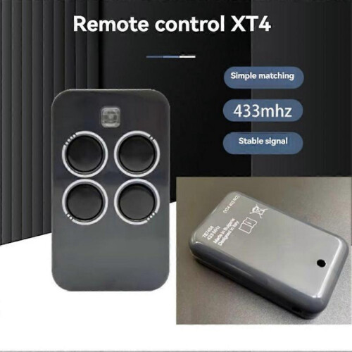 2pcs XT4 433 RC 787456 Garage/Gate Remote Control for 787452 787453 787454 433MHz Command Transmitter 1