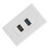 Ενσωματωμένη υποδοχή τοίχου HDMI USB Πάνελ πολυμέσων δύο σε ένα Καθολική 7