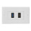 Ενσωματωμένη υποδοχή τοίχου HDMI USB Πάνελ πολυμέσων δύο σε ένα Καθολική 5
