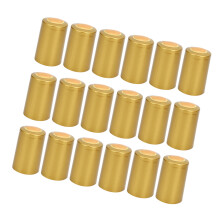Set van 100 PVC-wijnkrimpdoppen met Secure Seal-technologie-goud