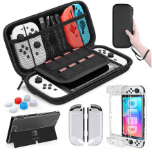 Nintendo Switch OLED Etui mit Zubehör