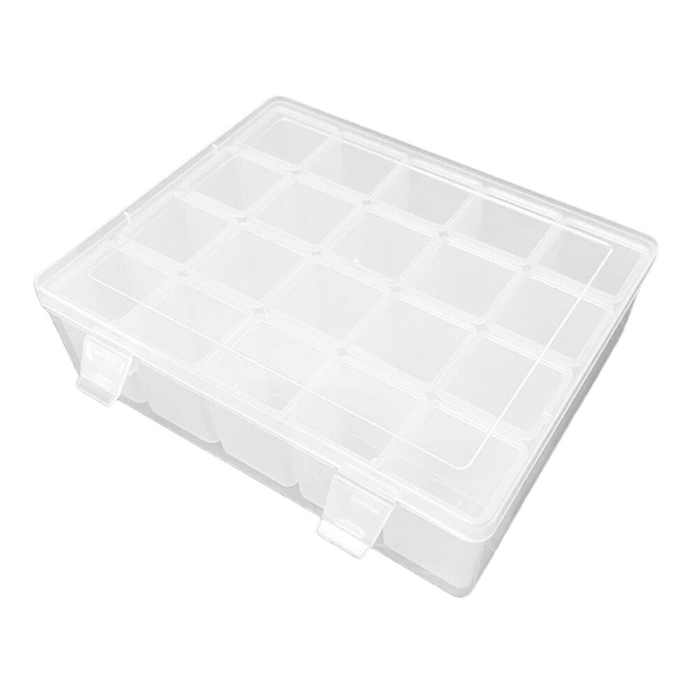 15 Sections Rhinestones Beads Storage Container Clear Plastic 7695000494831