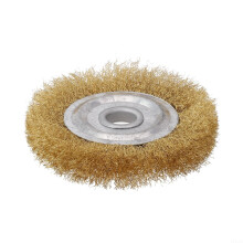 and efficient polishing wheel made of soft flat copper wire, 100250 mm size (100 mm x 16 mm)