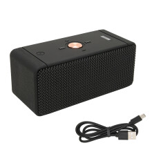 Compacte Bluetooth-luidspreker met fantastisch geluid, slijtvast ontwerp, omkeerbare stekker, draadloze stereocompatibiliteit en lange afspeeltijd