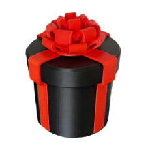 (C) Annoying Nested Screw Money Card Container Christmas Gift Box Funny Doll Toy Box Children Gift