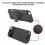 Capa protetora completa para 2 consoles, com suporte e superfície antiderrapante. 6