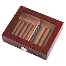 Cigar Humidor Cecigar Box Humidor Cabinet Storage Case With Hygrometer Ref: 8329