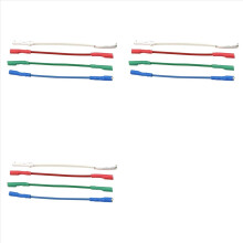 Plattenspieler-Headshell-Kabel, 12 Stück, Ersatzkabel für Plattenspieler