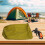Compact outdoor sleeping bag, storage solution, ideal for preparation and exploration green 4