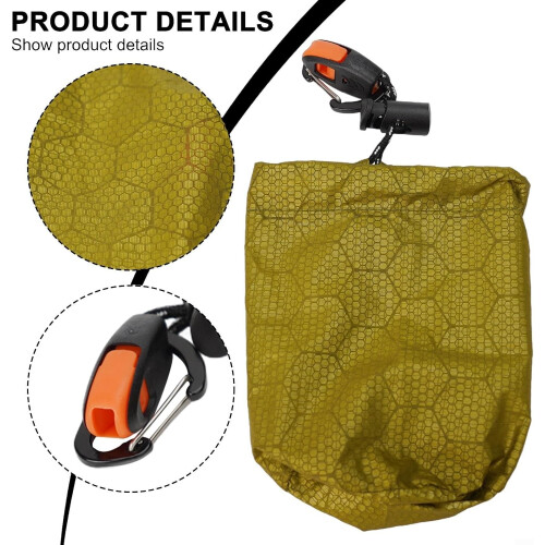 Compact outdoor sleeping bag, storage solution, ideal for preparation and exploration green 2