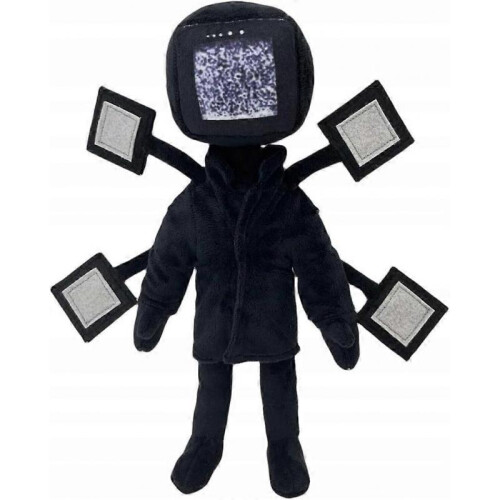 Plush Toy Skibidi Tv Man 30 Cm Black 1