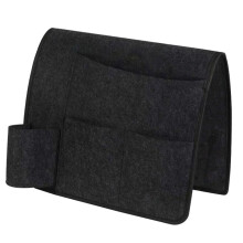 Easy Installation Between Mattress And Bed Frame Bedside Caddy, Durable Quality Felt Material Multipurpose Organizer With Handy Pockets, Perfect For B