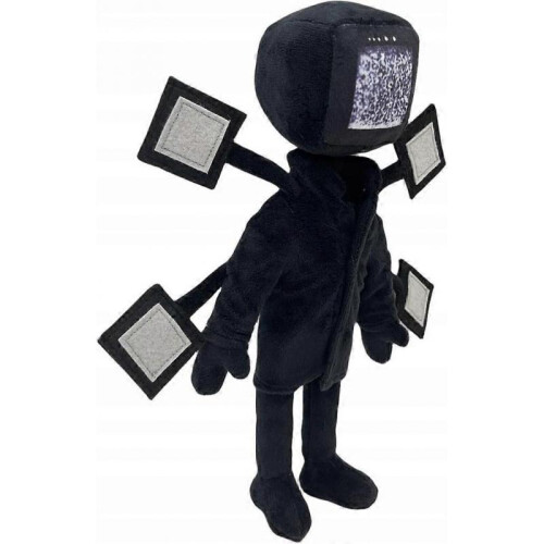 Plush Toy Skibidi Tv Man 30 Cm Black 2