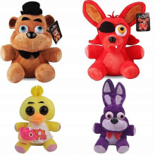 Fnaf Bonnie Foxy Chica Plush Toy 25cm 4 Pcs