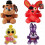 Fnaf Bonnie Foxy Chica Plush Toy 25cm 4 Pcs 1