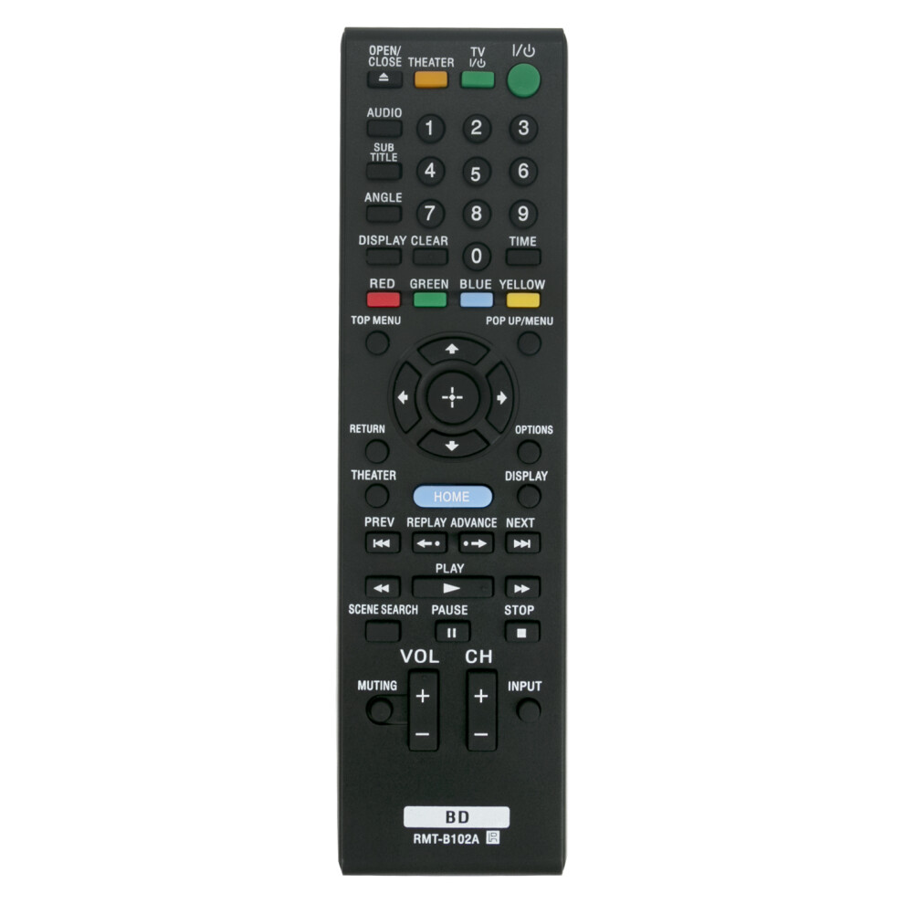 New Rmt-B102a Replaced Remote Control Fit For Sony Blu-Ray Player Bdp-S350 Bdp-Bx1 Bdps350 Bdpbx1 6935161397024