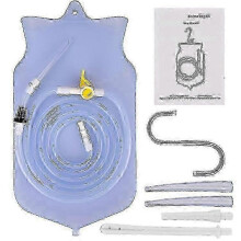 Non-toxic Enema Bucket Kit for Colon Cleansing with 4 Nozzles hwy