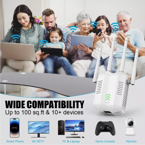 Επέκταση Wi-Fi με απίστευτες ταχύτητες, τρεις λειτουργίες εργασίας με τεχνολογία 1