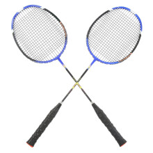 Pack of 2 Carbon Fibre Badminton Rackets, Ultralight for Training Competition