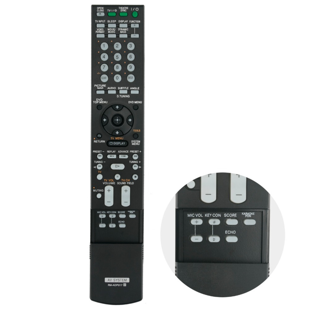 New Rm-Adp017 Replaced Remote Control Fit For Sony Dvd Home Theater System Dav-Dz850kw Davdz850kw 6935161391978