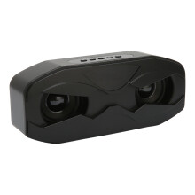 Draagbare Bluetooth-luidspreker met 360 graden surround sound, dubbel stereosysteem, kleurrijk LED-display dat reageert op de muziek, helder beeld.